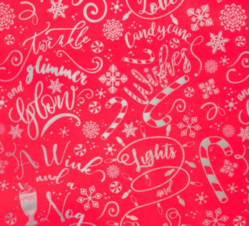 Holiday Home 30 Inch Twinkle Wink Gift Wrap Roll Perspective: top