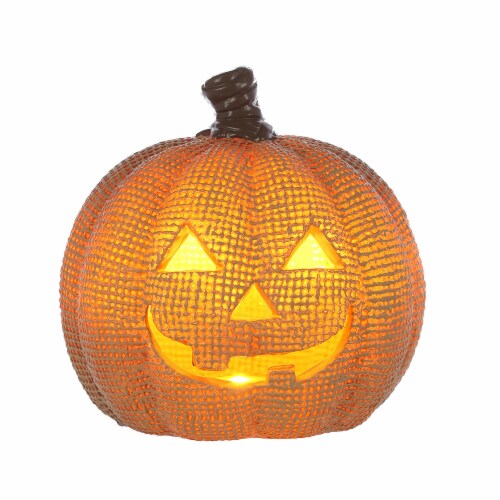 Holiday Home Burlap Pumpkin - Tan Perspective: top
