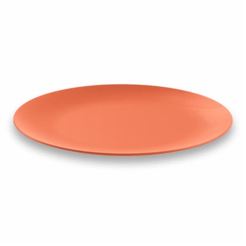 HD Designs Outdoors Dinner Plates - Papaya Perspective: top