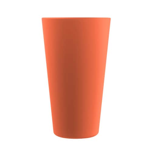 HD Designs Outdoors Tumblers - Papaya Orange Perspective: top