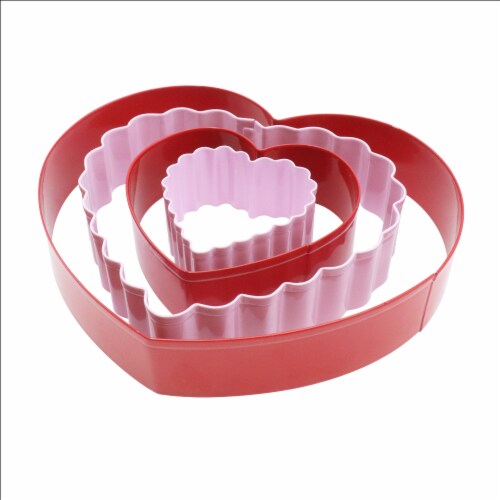 Holiday Home® Valentine's Nested Cookie Cutter Set Perspective: top