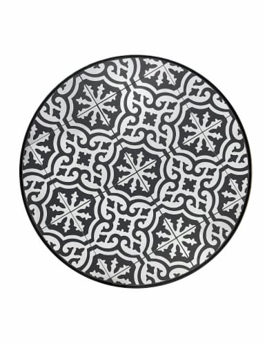HD Designs Outdoors Bistro Table - Gray Tile Perspective: top