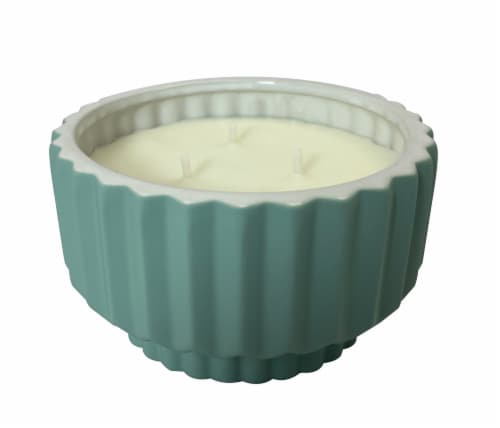 SDS for HD Designs Summer Rain Citronella Candle - Pastel Blue Perspective: top