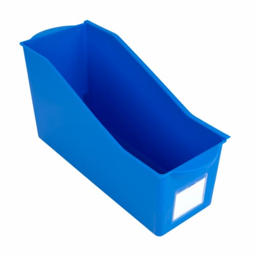 Magazine Holder Blue Perspective: top