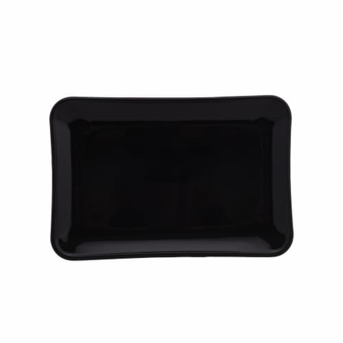 Holiday Home Iridescent Rectangular Platter Perspective: top