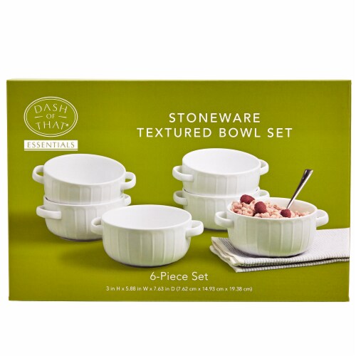 Dash of That Essentials Textured Bowl Set Perspective: top