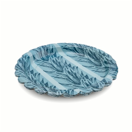 SDS for HD Designs Pineapple Foliage Dinner Plates Perspective: top