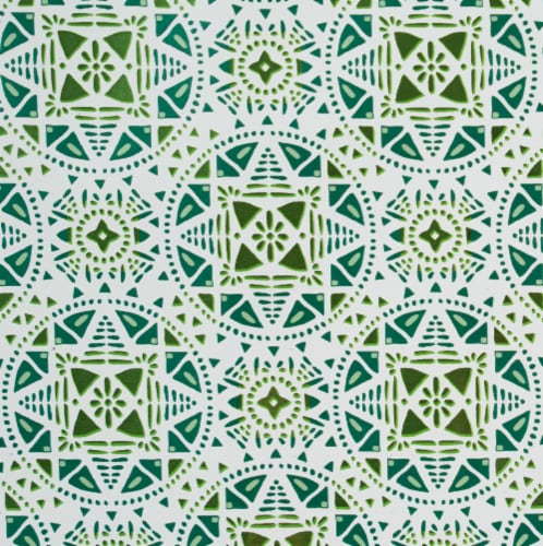 Holiday Home 30 Inch Earth Geo Gift Wrap Roll Perspective: top