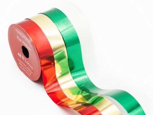 Holiday Home Winter Wishes Flat / Curl Ribbon Perspective: top