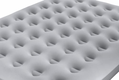 Glacier's Edge Flocked Air Mattress Queen Perspective: top