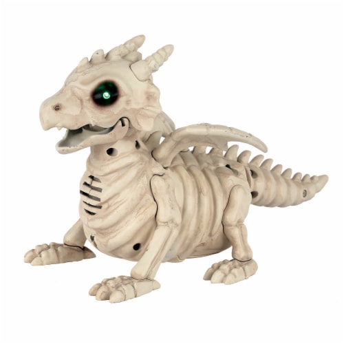 Holiday Home Dragon Skeleton Halloween Decor Perspective: top