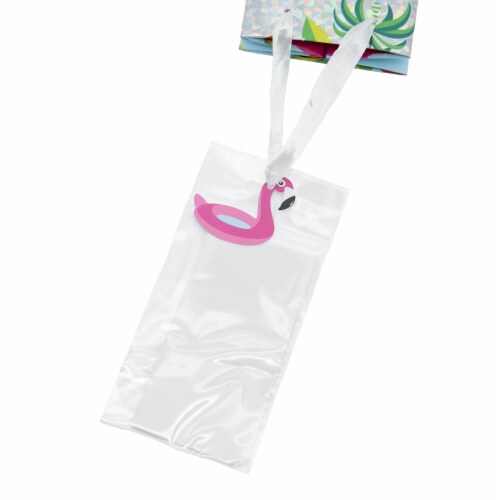 Holiday Home Wine Bag Tropical Santa Perspective: top