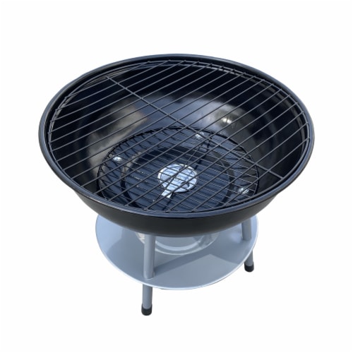 HD Outdoors Grilling Portable Charcoal Kettle Grill Perspective: top