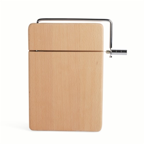 Dash of That® Beechwood Cheese Board & Slicer Perspective: top
