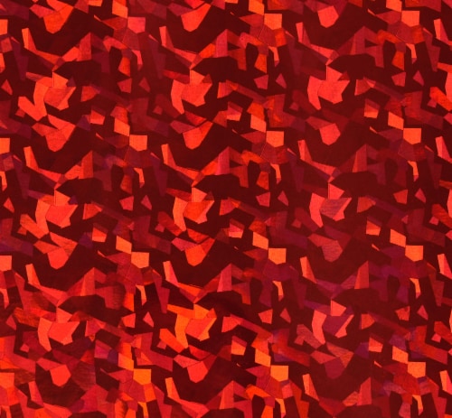 Holiday Home 30 Inch Solid True Red Gift Wrap Roll Perspective: top