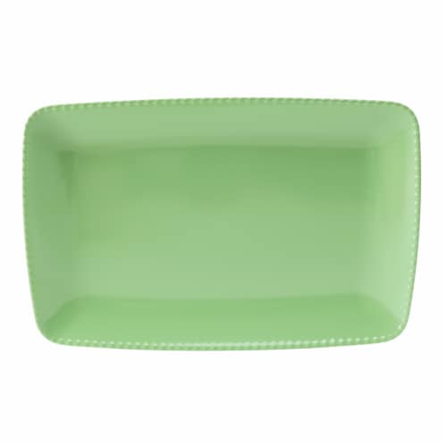 Holiday Home® Easter Large Serving Platter - Green Perspective: top