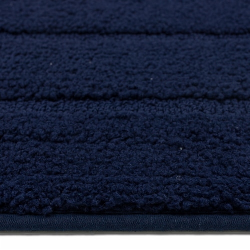 HD Designs Mohawk Home Bath Rug - Medieval Blue Perspective: top