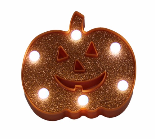 Holiday Home Light Up Pumpkin Decor Perspective: top