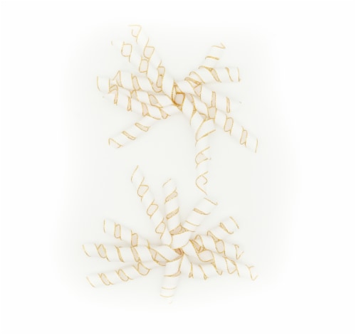 Holiday Home® Curly Bows - Winter Wishes White Perspective: top