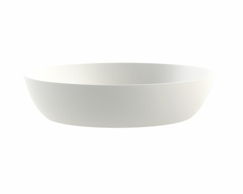 HD Designs Outdoors Summer Dinner Bowl - White Perspective: top