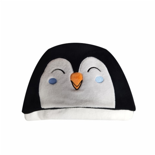 Holiday Home Hooded Throw Penguin Perspective: top
