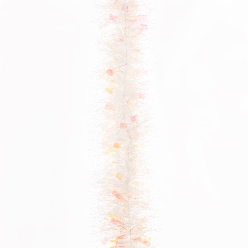Holiday Home® Tinsel Garland - Iridescent White Perspective: top