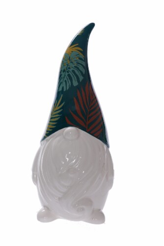 HD Designs Outdoors Gnome With Fern Hat Indoor/Outdoor Decoration Perspective: top