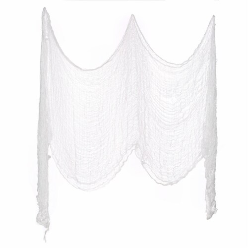 Holiday Home® White Creepy Fabric Halloween Decor Perspective: top