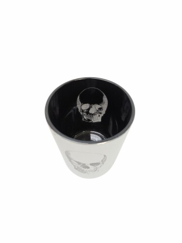 Holiday Home Skull Candle Holder Perspective: top