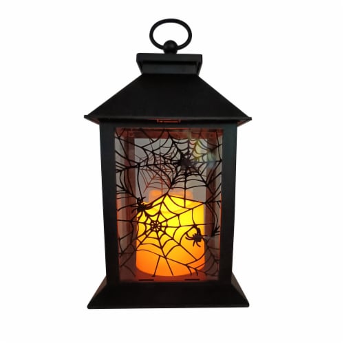 Holiday Home LED Candle Spider Lantern Perspective: top