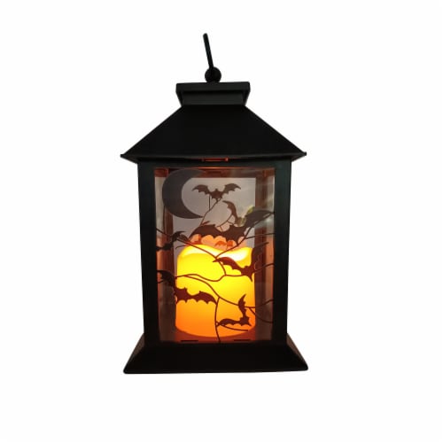 Holiday Home Bats LED Lantern Perspective: top