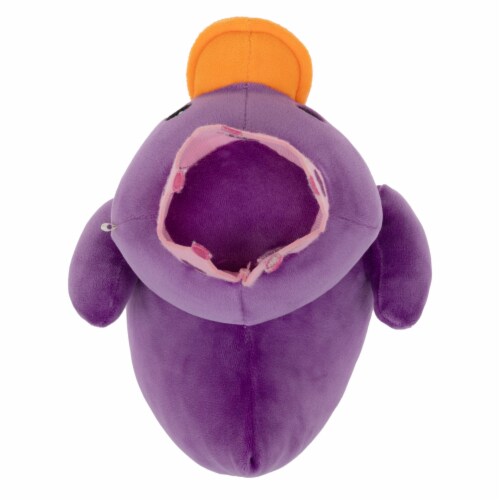 Holiday Home 8 Inch Purple Duck With Crown Plush Perspective: top