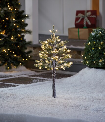 Holiday Home LED Pine Needle Christmas Tree Perspective: top