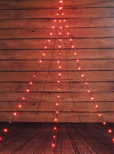 Holiday Home® 75 ct Giant Orange Halloween Web Lights Perspective: top