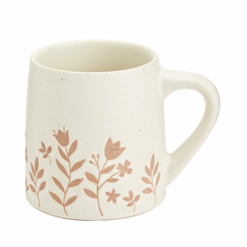 Holiday Home 16 Ounce Floral Mug Perspective: top
