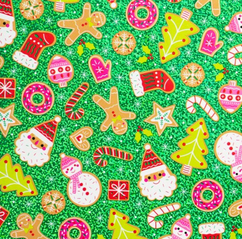 Holiday Home 40 Inch Holiday Treats Gift Wrap Roll Perspective: top