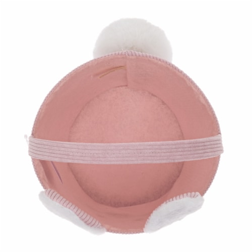 Holiday Home® Easter Corduroy Bunny Basket - Pink Perspective: top