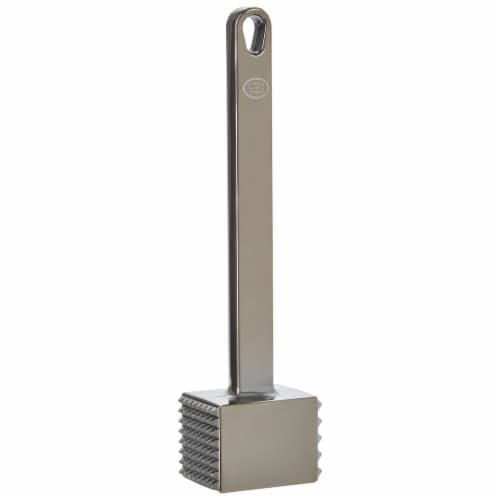 Dash of That® Stainless Steel Meat Tenderizer Perspective: top