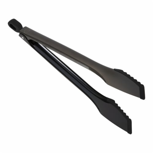Dash of That® Nylon Tip Stainless Steel Tongs Perspective: top