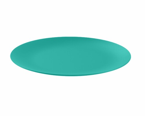 HD Designs Outdoors Summer Round Dinner Plate - Dynasty Green Perspective: top