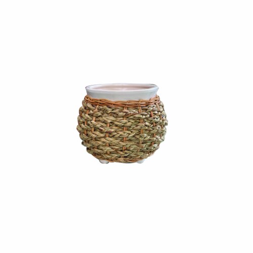 HDO Indoor Ceramic Seagrass Weaving Perspective: top