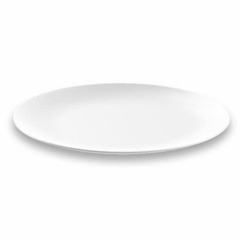 HD Designs Outdoors Dinner Plates - White Perspective: top