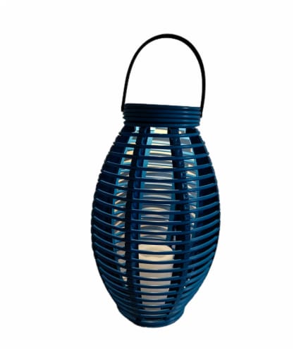 Everyday Living® Solar Lantern - Aqua Perspective: top