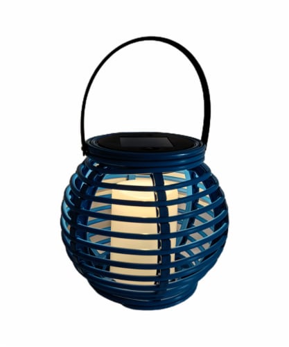 Everyday Living® Solar Lantern - Aqua Perspective: top