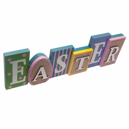 Holiday Home® Easter Wooden Table Top Decor Perspective: top