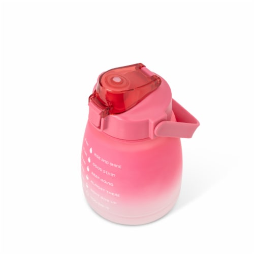 Everyday Living® Motivational Bottle Plastic - Pink Perspective: top