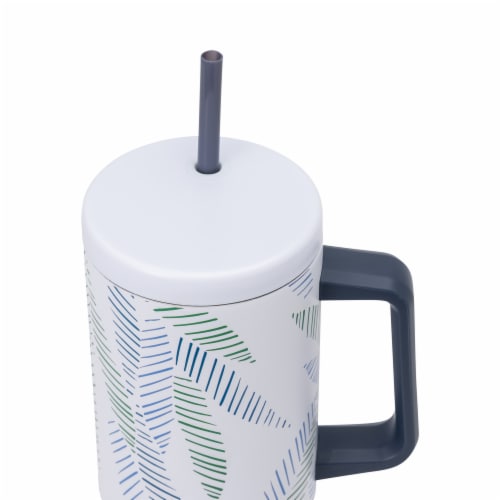 SDS for HD Designs Swivel Tumbler Stainless Steel Sketch Palm Perspective: top