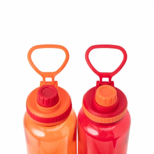 Everyday Living® Water Bottles Plastic - Coral Perspective: top
