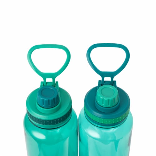 Everyday Living® Water Bottles Plastic - Green Perspective: top
