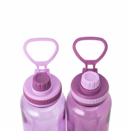 Everyday Living® Water Bottle Plastic - Purple Perspective: top